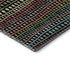 8' X 10' Black Green And Red Striped Washable Area Rug With UV Protection
