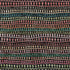 8' X 10' Black Green And Red Striped Washable Area Rug With UV Protection