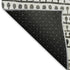 8' X 10' Ivory Brown And Gray Striped Washable Area Rug With UV Protection