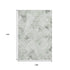 9' X 12' Green And Ivory Abstract Geometric Washable Area Rug With UV Protection