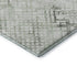 9' X 12' Green And Ivory Abstract Geometric Washable Area Rug With UV Protection