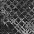 5' X 8' Charcoal And Ivory Abstract Geometric Washable Area Rug With UV Protection