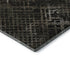 8' X 10' Brown And Ivory Abstract Geometric Washable Area Rug With UV Protection