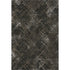 8' X 10' Brown And Ivory Abstract Geometric Washable Area Rug With UV Protection