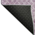 9' X 12' Lavender And Ivory Abstract Geometric Washable Area Rug With UV Protection