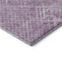 9' X 12' Lavender And Ivory Abstract Geometric Washable Area Rug With UV Protection