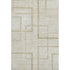 5' X 8' Beige And Taupe Geometric Washable Area Rug With UV Protection
