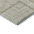 5' X 8' Beige And Taupe Geometric Washable Area Rug With UV Protection