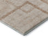 5' X 8' Coral And Rust Geometric Washable Area Rug With UV Protection