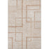 5' X 8' Coral And Rust Geometric Washable Area Rug With UV Protection