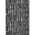 5' X 8' Black And Ivory Vermicular Washable Area Rug With UV Protection