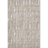 9' X 12' Brown And Ivory Vermicular Washable Area Rug With UV Protection