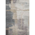 8' X 10' Gray Beige And Ivory Abstract Washable Area Rug With UV Protection