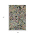 5' X 8' Black Blue And Pink Paisley Washable Area Rug With UV Protection