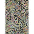 8' X 10' Black Blue And Pink Paisley Washable Area Rug With UV Protection