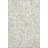 9' X 12' Beige And Ivory Paisley Washable Area Rug With UV Protection