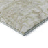 9' X 12' Beige And Ivory Paisley Washable Area Rug With UV Protection