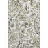 5' X 8' Brown And Ivory Paisley Washable Area Rug With UV Protection