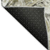 5' X 8' Brown And Ivory Paisley Washable Area Rug With UV Protection