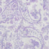 9' X 12' Lavender And Ivory Paisley Washable Area Rug With UV Protection