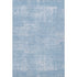 5' X 8' Blue And Ivory Abstract Washable Area Rug With UV Protection