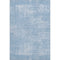 8' X 10' Blue And Ivory Abstract Washable Area Rug With UV Protection