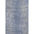 5' X 8' Blue And Gray Abstract Washable Area Rug With UV Protection