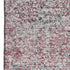 5' X 8' Merlot And Gray Abstract Washable Area Rug With UV Protection