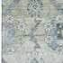 8' X 10' Artichoke Green And Gray Floral Washable Area Rug With UV Protection