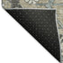 8' X 10' Beige And Gray Floral Washable Area Rug With UV Protection