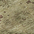 5' X 8' Brown And Beige Floral Washable Area Rug With UV Protection