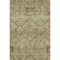 8' X 10' Brown And Beige Floral Washable Area Rug With UV Protection