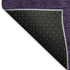 5' X 8' Eggplant And Charcoal Ombre Washable Area Rug With UV Protection