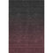 5' X 8' Merlot And Charcoal Ombre Washable Area Rug With UV Protection