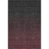 5' X 8' Merlot And Charcoal Ombre Washable Area Rug With UV Protection