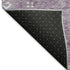 8' Lavender And Ivory Medallion Washable Round Rug With UV Protection