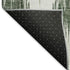 5' X 8' Fern Green And Ivory Ikat Washable Area Rug With UV Protection