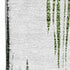 5' X 8' Fern Green And Ivory Ikat Washable Area Rug With UV Protection