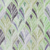 8' X 10' Green Purple And Ivory Geometric Washable Area Rug With UV Protection
