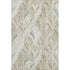8' X 10' Khaki Beige And Ivory Geometric Washable Area Rug With UV Protection