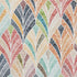 5' X 8' Orange Gold And Blue Geometric Washable Area Rug With UV Protection