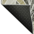 8' X 10' Taupe And Ivory Geometric Washable Area Rug With UV Protection