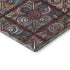 8' X 10' Rust Purple And Teal Medallion Washable Area Rug With UV Protection