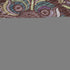 8' X 10' Rust Purple And Teal Medallion Washable Area Rug With UV Protection