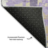 9' X 12' Lavender Beige And Gray Geometric Washable Area Rug With UV Protection