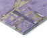 9' X 12' Lavender Beige And Gray Geometric Washable Area Rug With UV Protection