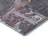 5' X 8' Purple Gray And Lavender Geometric Washable Area Rug With UV Protection
