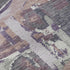 5' X 8' Purple Gray And Lavender Geometric Washable Area Rug With UV Protection