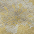 8' X 10' Gold And Silver Floral Washable Area Rug With UV Protection