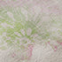 8' Pink And Green Floral Washable Round Rug With UV Protection